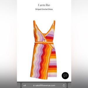 Farm Rio Crochet dress